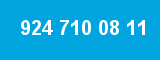 924 710 08 11 924 710 08 11